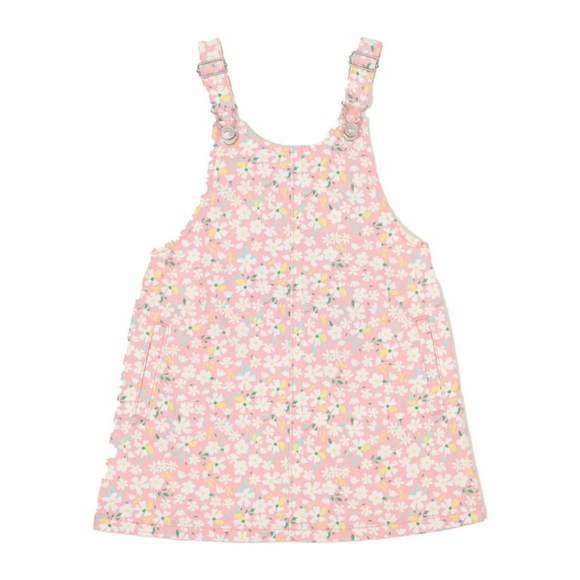 wonder nation Other - Little Girls Floral Overall dress NWT